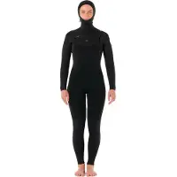 Rip Curl Dawn Patrol H 5/4 Mm Langermet Våtdrakt Med Hette Og Glidelås På Brystet For Dame