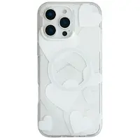 Mtp Products iPhone 16 Pro Pure Love Magnetisk Hybrid-deksel - Hvit