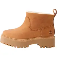 Timberland for woman. TB0A283GEM71 Stone Street warm lined leather ankle boots brown (37.5 W), 3 to 5 cm, None, Casual