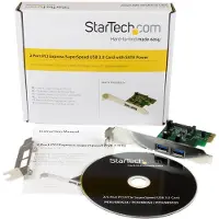 StarTech.com 2-porters Pcie Usb 3.0-kortadapter Med Uasp