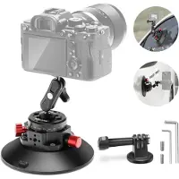 Neewer Feste med sugekopp 1/4 tommer CA013 for sportskameraer (DJI Action, GoPro, Insta360)