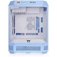 Thermaltake The Tower 600 - Mid tower - ATX - sidepanel med vindu (herdet glass) - ingen strømforsyning (PS/2) - hydrangea blue - USB/lyd