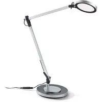 Ideal Lux Futura LED-skrivebordslampe alu