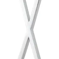 LUCANDE gulvlampe Evaine, krom/hvit, metall, 157 cm, E27