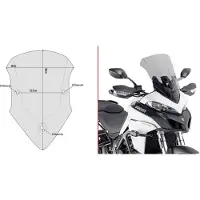 Givi D7406s Sports Ducati Multistrada 950/s&multistrada 1200/1260&multistrada Enduro 1260 Frontrute