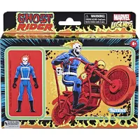 Marvel Ghost Rider Motorsykkelrytteren Retro Samlefigur Med Motorsykkel