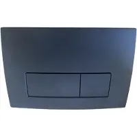 Geberit Delta50 betjeningsplade duo, sort mat