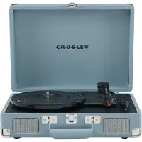 Crosley Cruiser Deluxe Turntable with Bluetooth Out Tourmaline