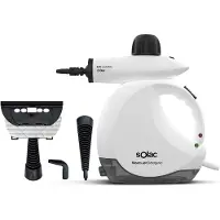 Solac S94902400, Bærbar damprenser, 0,175 l, Sort, Hvit, Rotasjon, 1200 W, AC