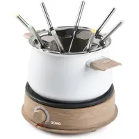 Domo DO736F, 8 person(er), 2 l, Hvit, Tre, Rund, Rustfritt stål, Rotasjon