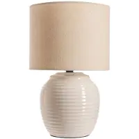 Pauleen bordlampe LOVELY CHARM, beige, høyde 33 cm, tekstil