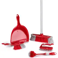 Dirt Devil Rengjøringssett 6 deler - kost, feiekost, håndbørste osv.