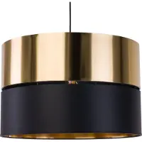 TK Lighting Hengelampe Hilton, svart/gull, 1 lyskilde