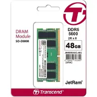Transcend JetRAM - DDR5 - module - 48 GB - SO-DIMM 262-pin - 2800 MHz / PC5-44800 - unbuffered