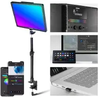Neewer Nyere LED-lampe GL1C RGB 48W 2900-7000K.