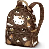 KARACTERMANIA Hello Kitty Squares 5l 25x21x11 Cm Ryggsekk