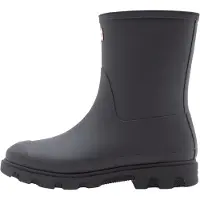 Hunter for woman. FRU0002252 Downpour Short Insulated black rain boots (35/36), Flat, None, Casual, PVC