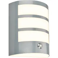Briloner Utendørs LED-vegglampe 3793014, kromfarget, dimbar, IP44