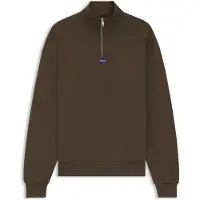 HUGO Neeler 10249110 Blue Halv Glidelås Genser