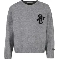 Another Cotton Lab Another Set Knit Strikket genser grå