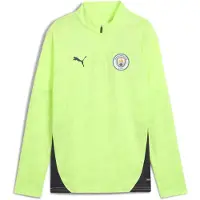 Puma Manchester City Training Quarter-Zip Top Youth, Clothing, Fizzy Apple/Blue Violet, 11-12Y