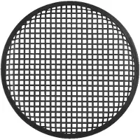 Monacor MZF-8631 Højttaler beskyttelsesgitter (Ø x H) 310 mm x 15 mm
