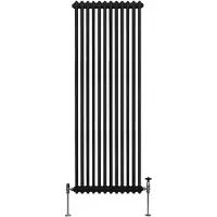 MonsterShop Tradisjonell 2-kolonne radiator - 1800 x 562 mm - Svart