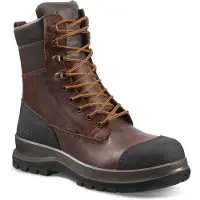 Carhartt Detroit 8" s3 Vanntett Støvel, Herre, Dark brown, 47