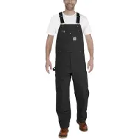 Carhartt Bib Suspender Pants Men Black W46/L30