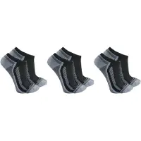 Carhartt Force Midweight Low Socks 3-Pack Men's Charcoal XL