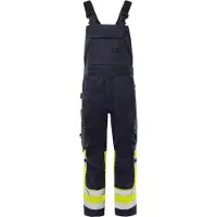 Fristads Smekkebukse Flam 2168 ATHF Varselgul/marineblå C46