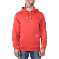 Carhartt Force Graphic Hoodie Men Red Kids XL