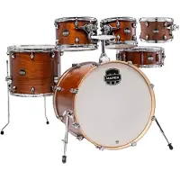 Mapex Mars Maple 22 6pc Rock Fusion Shell Pack Cortado Satin