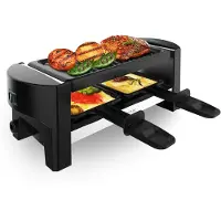 Cecotec Cheese&grill 3200 Raclettegrill Med Elektrisk Stekeplate Og Lommer