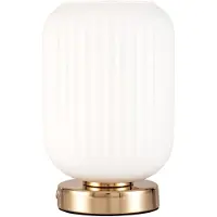 Pauleen Noble Purity bordlampe med hvitt glass