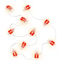 Goobay 60249, Fe lys, Rød, Sølv, Gjennomsiktig, Hvit, Kopper, Plast, IP20, 10 ampuller, LED