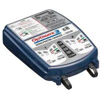 TecMate Optimate 3 12v 0.8a 2 Charging Banks Tm450 Lader