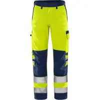 Fristads Green bukse varsel kl. 2 2651 GPLU Varselgul/marineblå D100