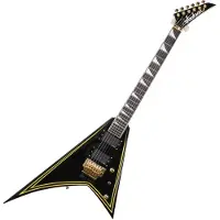 Jackson MJ Series Rhoads RR24MG Black with Yellow Pinstripes - Ex Demo