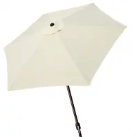 Aktive Aluminium Sekskantet Parasoll Med Uv-beskyttelse Og Stang 270 Cm 38 Mm 240 Cm