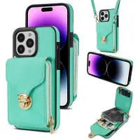 Mtp Products iPhone 15 Pro Max Alt-i-ett-deksel med lommebok og stropp - Mynte