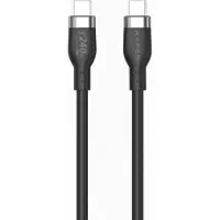 Targus HyperJuice - USB-kabel - USB-C (hann) til USB-C (hann) - USB 2.0 - 1 m - utvidet effektområde (EPR), USB Power Delivery (240 W) - svart