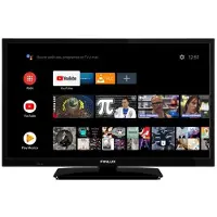 Finlux 24FAMF9060 - 24 LED-bakgrunnsbelyst LCD-TV i diagonalklasse - 720p 1366 x 768 - Android TV - 12 volt (camping-TV) - Sort