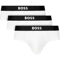 BOSS for man. 50546561 Set 3 Logo Waist Slips white (M), Homewear, Cotton