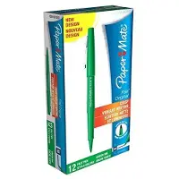 Papermate Flair, Grønn, Grønn, Plast, Rund, Vann-basert blekk, 1 mm