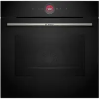 Bosch Serie | 8 HBG7721B1 - Ovn - innebygd - fordypning - bredde: 56 cm - dybde: 55 cm - høyde: 58.5 cm - med selvrens - Klasse A+ - svart