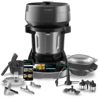 Cecotec Mambo CooKing Unique, 4,5 L, Koke, Langsomkoking, Damp, Gryterett, 17,8 cm (7), Svart, Rustfritt stål