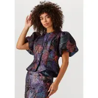 Y.A.S Yasmadonna Jacquard Kortermet Bluse