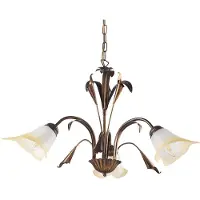 ONLI Hengelampe Lucrezia med 3 lyskilder, bronse