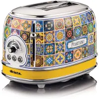 Ariete Positano brødrister 815 W 2 skiver 0155PO, blå og gul